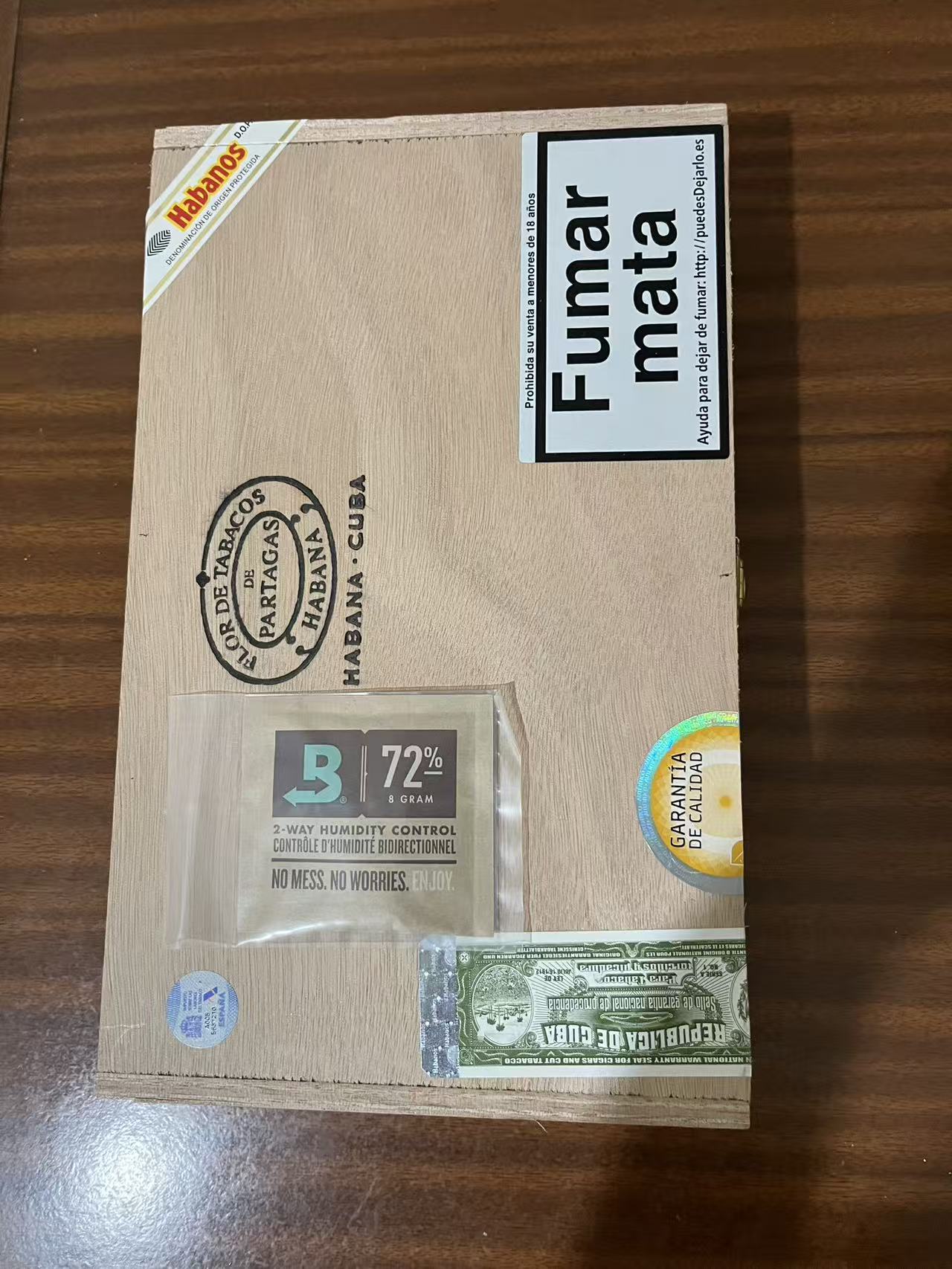 PARTAGAS SERIE P No.2 25s 帕特加斯 P2号 25支/盒(西班牙行货)