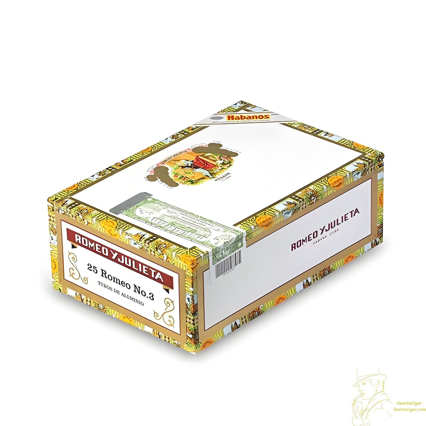 ROMEO Y JULIETA Romeo No.3 25s 罗密欧与朱丽叶 罗密欧3号25支/盒(巴塞罗那)