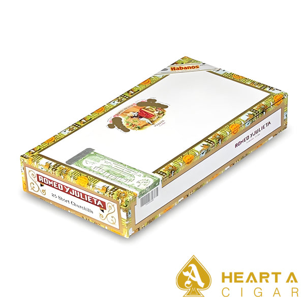 ROMEO Y JULIETA SHORT CHURCHILS 25s 罗密欧与朱丽叶 短丘吉尔 25支/盒(西班牙行货)