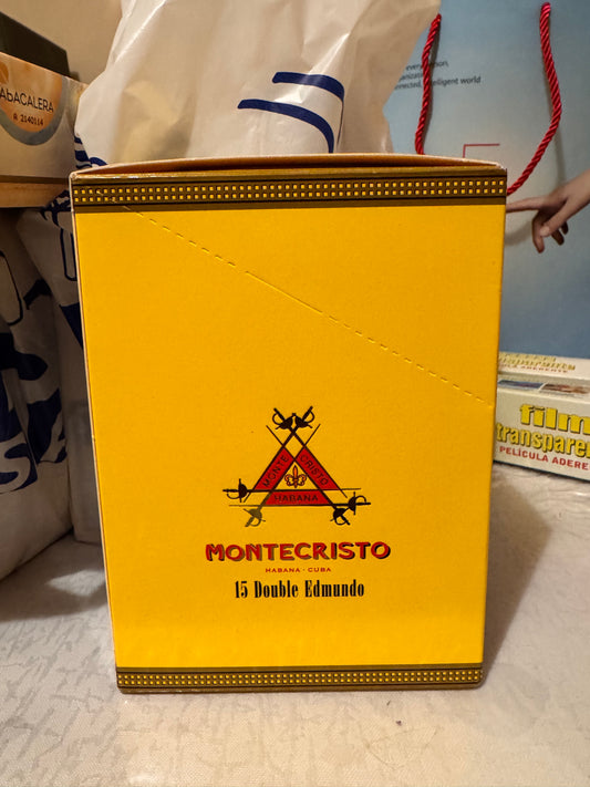 MONTECRISTO DOUBLE EDMUNDO 15s AT蒙特 双艾蒙多 15支/盒纸盒铝管(西班牙行货)