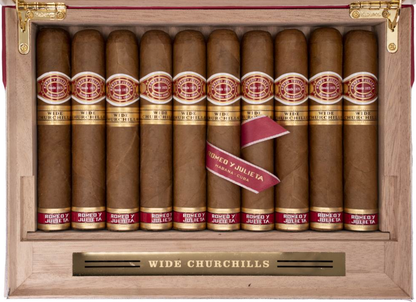 ROMEO Y JULIETA WIDE CHURCHILS TR 20s 罗密欧与朱丽叶 宽丘吉尔旅行保湿盒 20支/盒（西班牙行货）