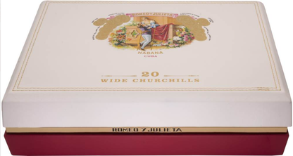 ROMEO Y JULIETA WIDE CHURCHILS TR 20s 罗密欧与朱丽叶 宽丘吉尔旅行保湿盒 20支/盒（西班牙行货）