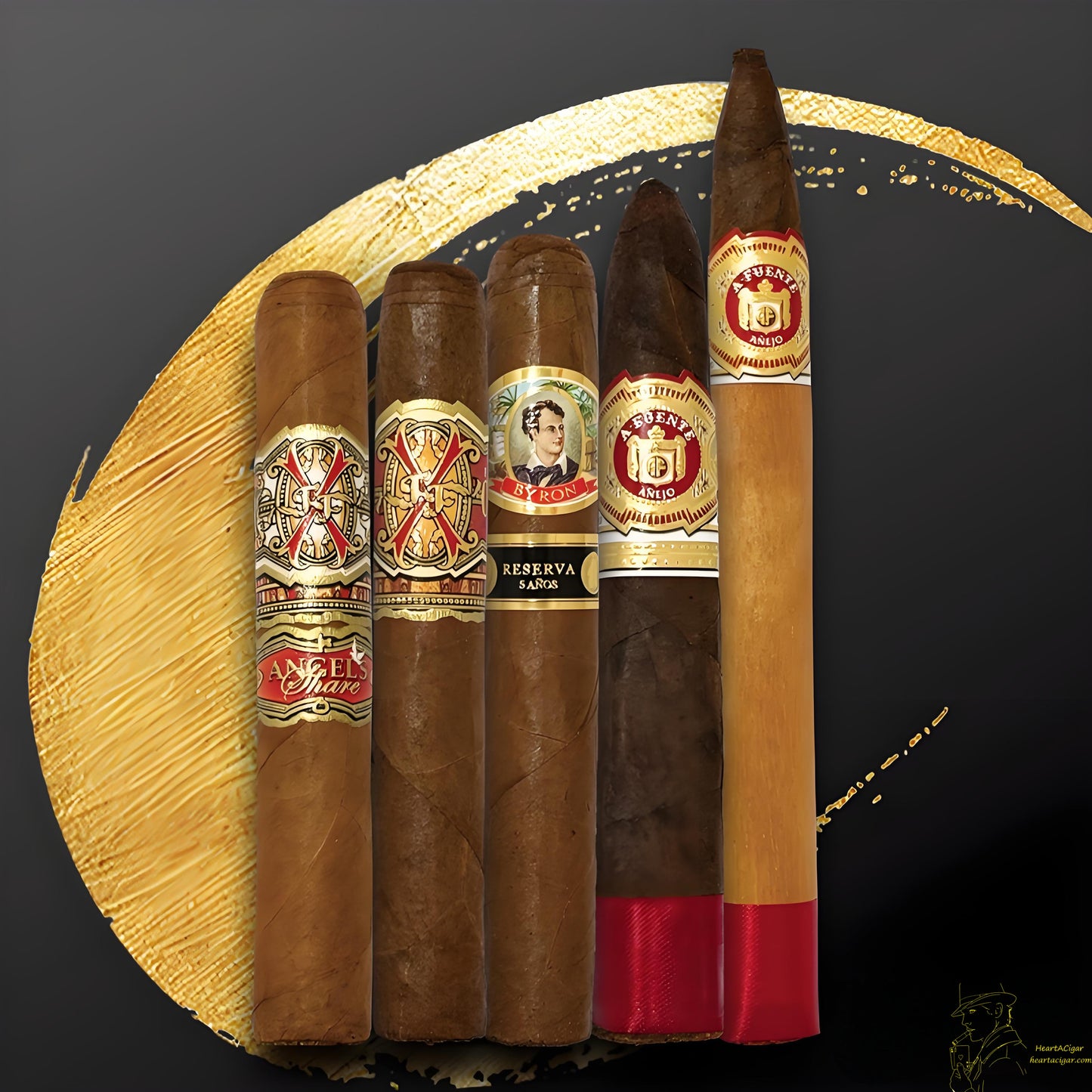 Arturo Fuente & Byron 阿图罗富恩特&拜伦 精品雪茄品鉴包 5支/包