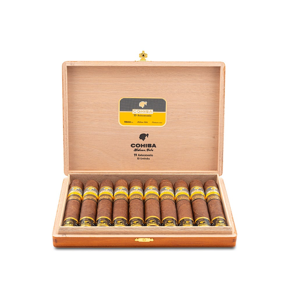 Cohiba 55 Aniversario EL2021  10s 高希霸 55周年纪念日2021地限 10支/盒(安道尔LCDH)