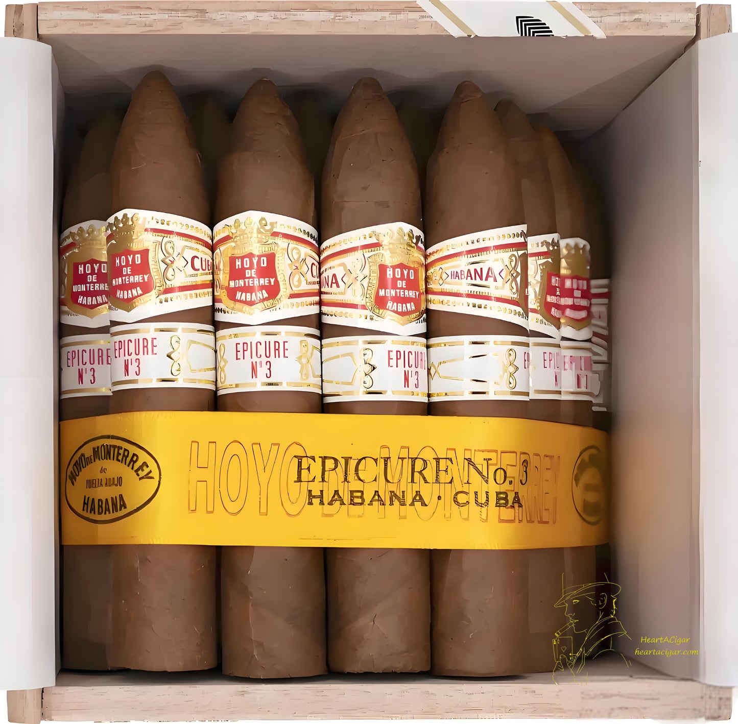 HOYO DE EPICURE No.3 25s 好友 逍遥三号 25支/盒