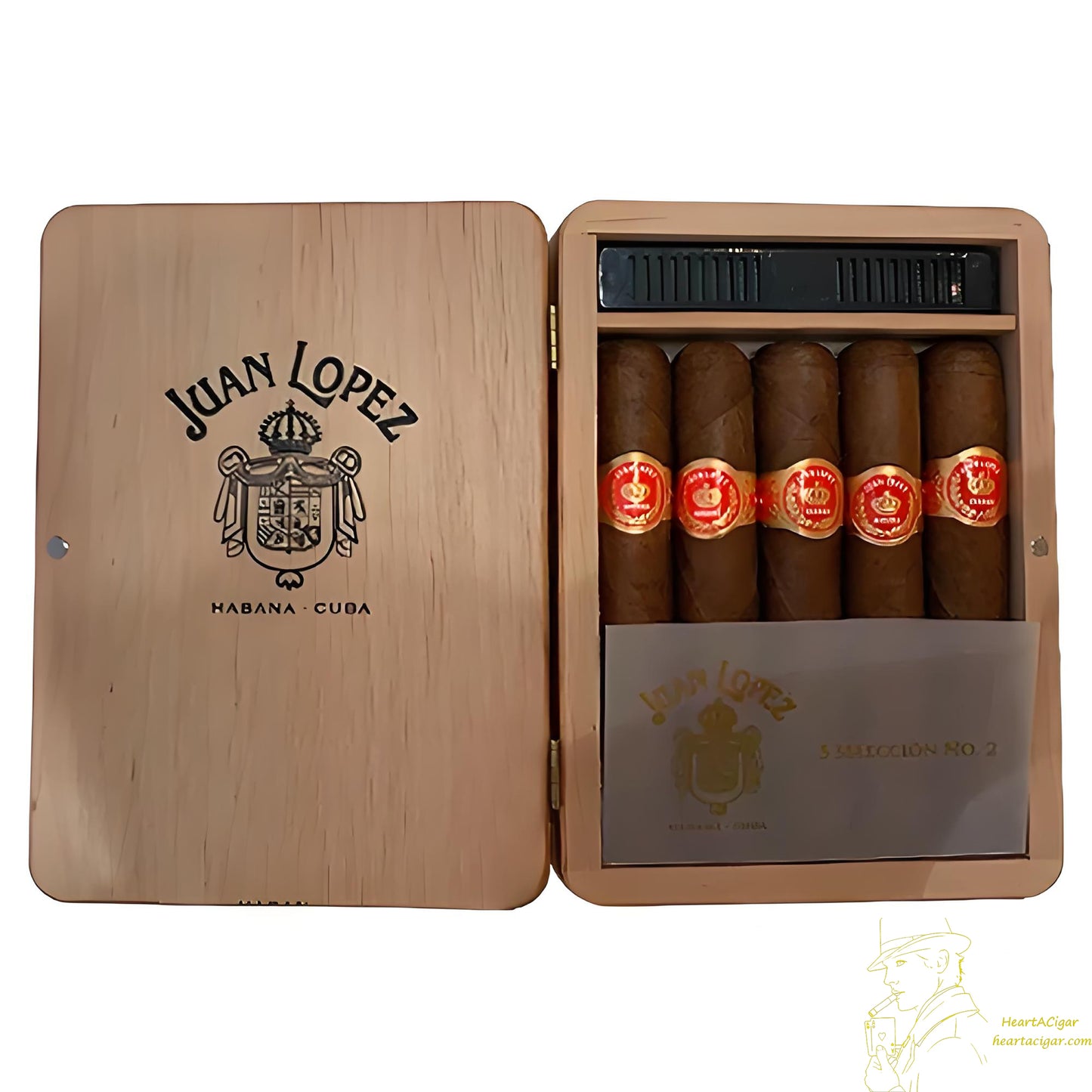 JUAN LOPEZ SELECCION N.2 5s 胡安佩洛斯 精选2号 保湿盒 5支/盒