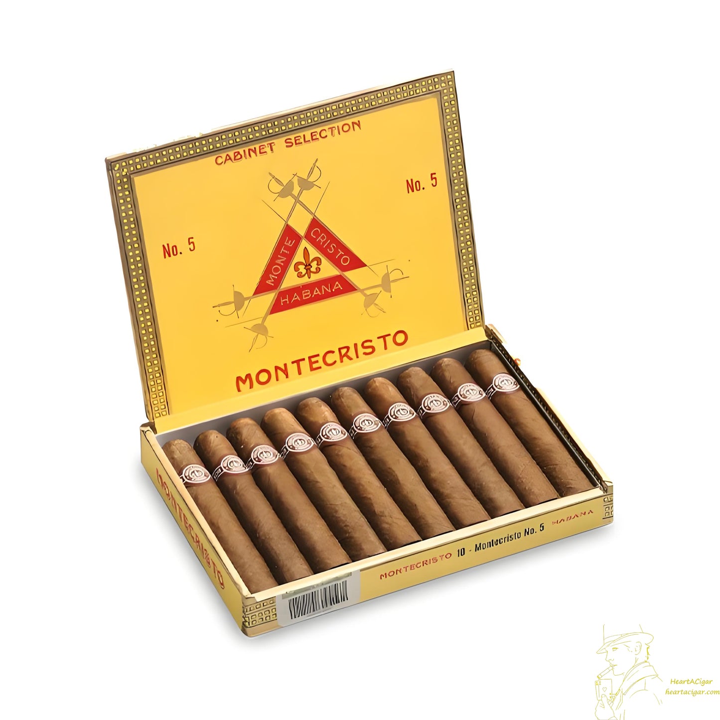 MONTECRISTO NO.5 10s 蒙特 五号 10支/盒