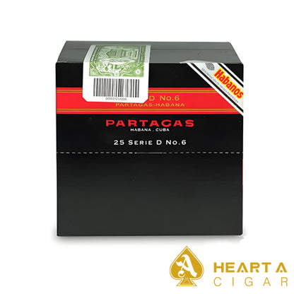 PARTAGAS SERIE D No.6 20s 帕特加斯 D6号 20支/盒（西班牙行货）