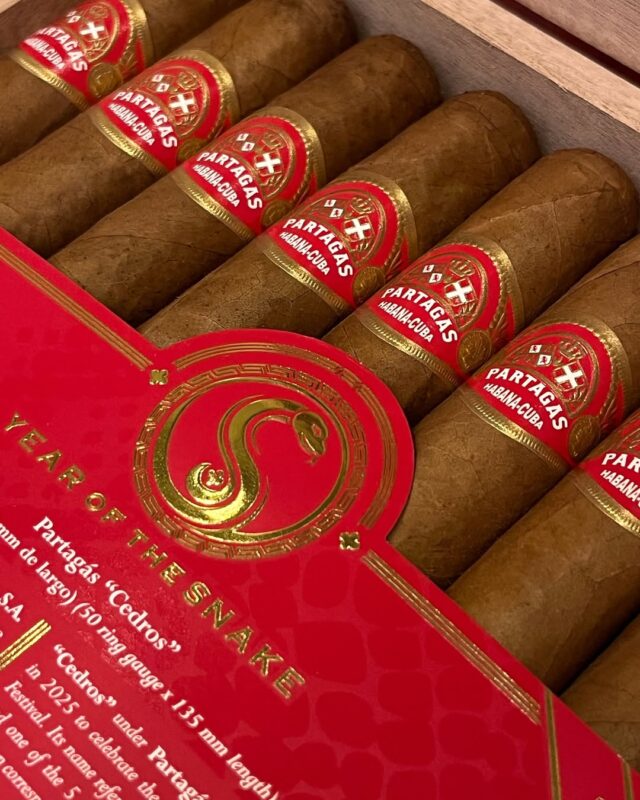Partagas Cedros Year of the Snake 18s 帕特加斯 雪松 蛇年限定 18s/盒(西班牙行货)上新