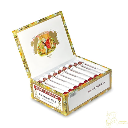 ROMEO Y JULIETA No.2 TUBO 25s 罗密欧与朱丽叶 二号铝管 25支／盒