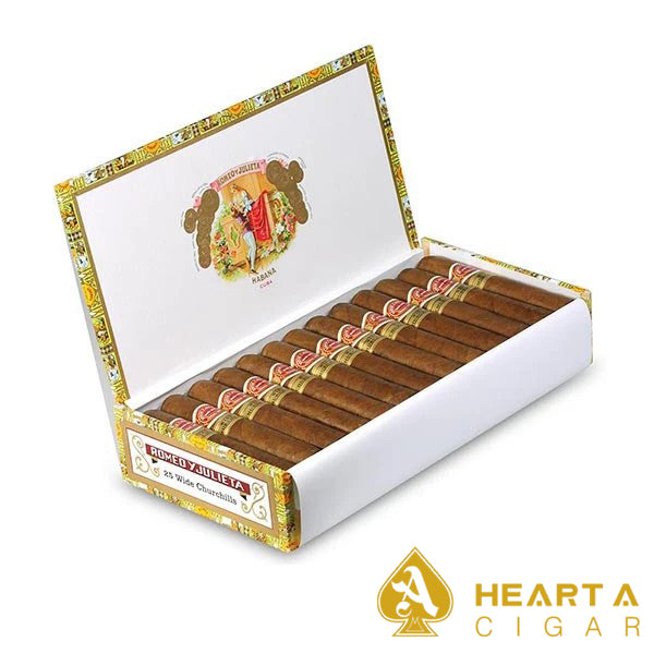 ROMEO Y JULIETA WIDE CHURCHILS 25s 罗密欧与朱丽叶 宽丘吉尔 25支/盒（西班牙行货）