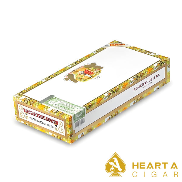 ROMEO Y JULIETA WIDE CHURCHILS 25s 罗密欧与朱丽叶 宽丘吉尔 25支/盒（西班牙行货）