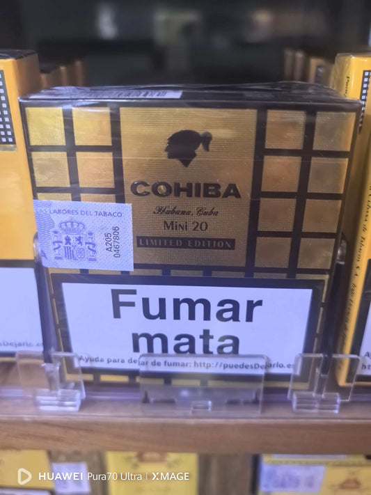 COHIBA Mini  LIMITED EDITION  20X5 100s高希霸MINI西班牙地限20X5 100支/盒(西班牙行货)限量