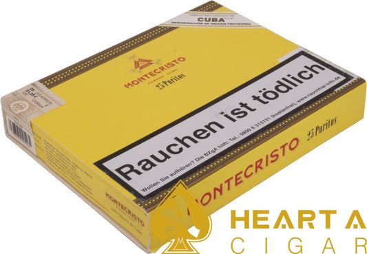 Montecristo puritos 25s 蒙特 普列图25支/盒（西班牙行货）