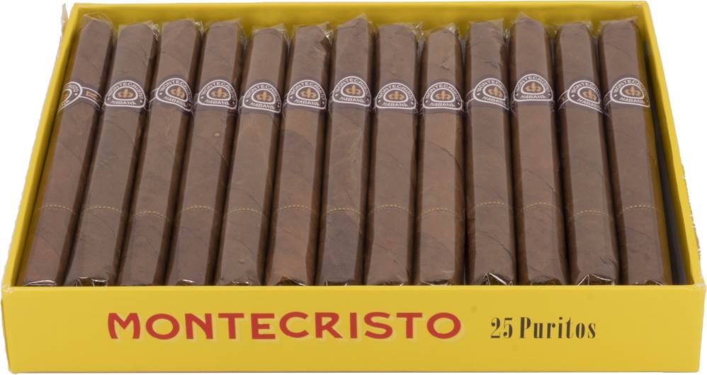 Montecristo puritos 25s 蒙特 普列图25支/盒（西班牙行货）